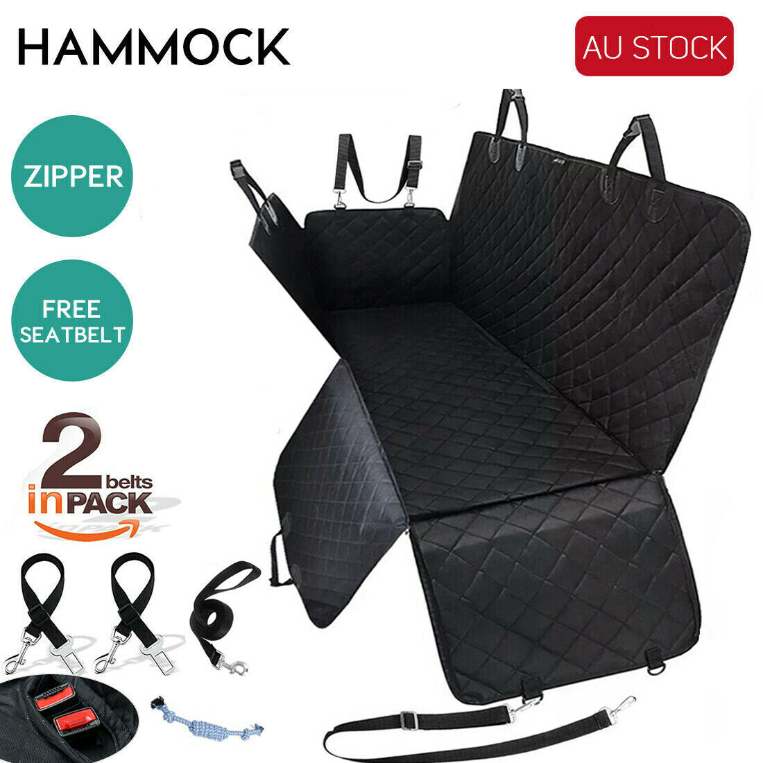 Premium Pet Car Seat Cover Hammock Nonslip Protector Mat Waterproof 