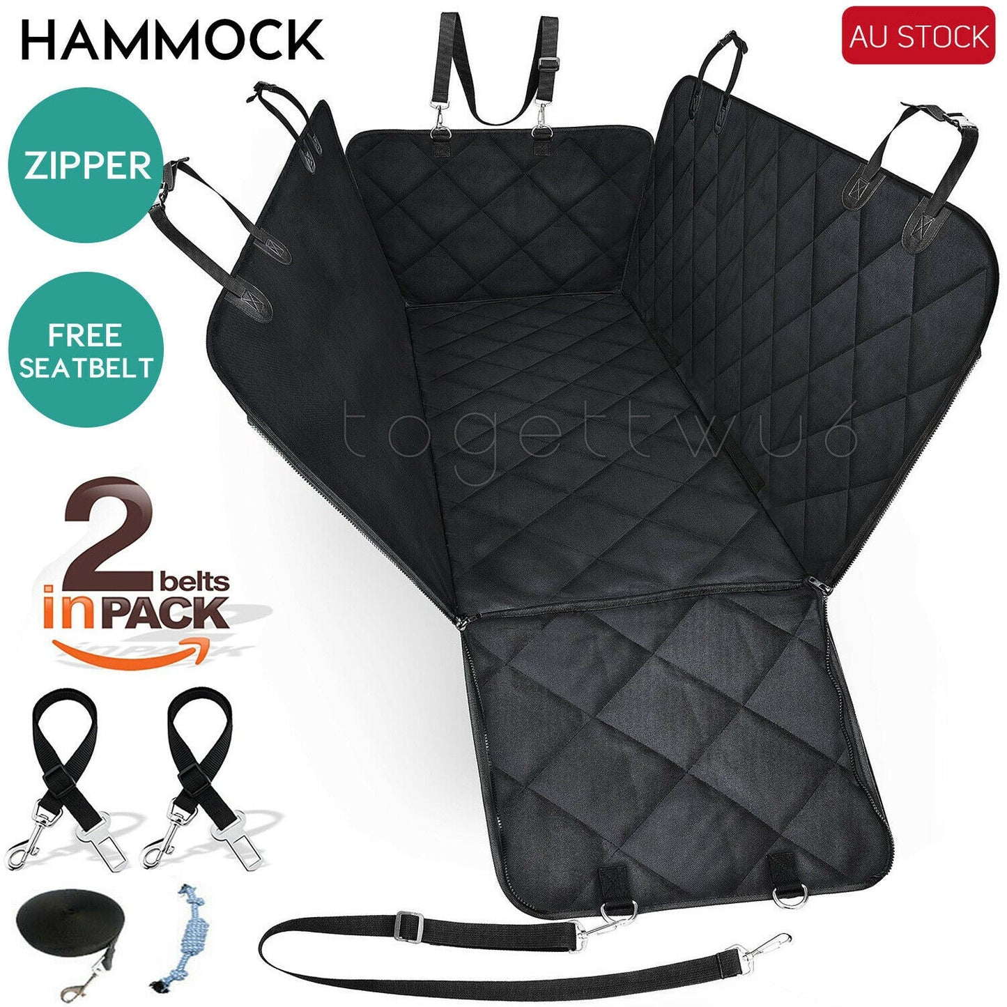 Premium Pet Car Seat Cover Hammock Nonslip Protector Mat Waterproof 